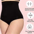 Miniatyrbillede 4 af 5: Højtaljede yogashorts til kvinder med sidelommer Mavekontrol Løbegymnastik Bikershorts til kvinder 2 stk.