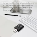 Miniatyrbillede 2 af 5: Mini Trådløs Bluetooth Receiver Adapter 5.0 Audio Transmitter Stereo Dongle Aux USB 3.5 mm til Lapt