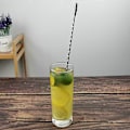 Miniatyrbillede 3 af 4: Rustfri Stål Barske Cocktail Ske Lang og Kort Barske Mælke Te Rørepind 2 stk. ScrollsQY