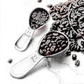 Miniatyrbild 2 av 5: 2-pack Kaffemått i Rostfritt Stål (15 ml & 30 ml) Exakta Köksmåttskedar för Kaffebönor
