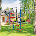 Miniatyrbillede 2 af 3: \"Mesh Polyester Klatre Cargo Net Børns Rebstige Udendørs Træhus Gymnastiksal Legeplads Forhindringstræningsrekvisitter\"
