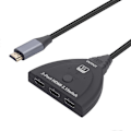 Miniatyrbild 2 av 4: 8K HD Multimedia Interface Switch 3 in 1 Ut 60Hz HDR 10 HDCP 2.3 HDMI 2.1 Splitter för Gaming