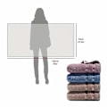 Miniatyrbild 4 av 5: Ny stil 4-pack Högabsorberande Bambu Badhandduksset - Mjukt och Multifunktionellt för Simbassäng, Gym och Hem - Perfekt för Daglig Användning - 70x140cm