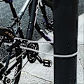 Miniatyrbillede 2 af 4: Cykel lås, U-formet cykel lås med 1,2 m fleksibelt stålkabel og kraftigt monteringsbeslag til cykler, scootere QYRoadWolf