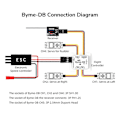 Miniatyrbillede 5 af 5: Til Radiolink Byme-DB Flight Controller Indbygget Gyroskop til Delta Vinge Mini Fast Vinge Papirfly