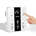 Pikkukuva 2 / 5: Älykäs kosketusnäyttö Yuba Switch 8 Gang Kylpyhuone Vedenpitävä Pölytiivis Paneeli