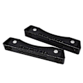 Miniatyrbillede 4 af 5: 3D Printer Filament Stand Holder Spole Justerbar til FDM PLA ABS Ruller 2 stk