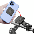 Miniatyrbilde 1 av 4: Hurtigmontert og Avtakbart Telefonfeste for Sykler, Motorsykler og Mer - Universelt for Alle Smarttelefoner!