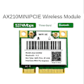 Pikkukuva 2 / 5: Wifi 6e Ax210hmw Mini Pcie Wifi 6 Wifi -kortti, yhteensopiva Ax210 5374mbps Bluetooth5.2 802.11ax 2.4:n kanssa