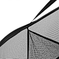 Miniatyrbild 4 av 4: Vikbar Tvättkorg Mesh Oxford Tyg 3 Fack Pop Up Tvättkorg Klädkorg för Badrum