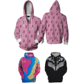 Miniatyrbillede 2 af 5: Ken Cosplay Fantasia Tunika Hættetrøje 2023 Film Barbei Kostume Udklædning Voksen Mænd Fantasy Mand Hættetrøje Pullover Halloween Style D L