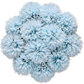Miniatyrbillede 1 af 5: Kunstige Hortensia Blomster, 12 stk. Acsergery Silke Krysantemum Små Kugleblomster Gave