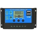 100A solarladdningsregulator med dubbla USB-portar för solpanelsbatteri