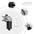 Miniatyrbilde 5 av 5: 61617161711 Vindusviskermotor for bil, for 3-serie 325i 328i 328xi 330xi 335d 2006-2013