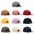 Miniatyrbillede 2 af 5: Cool Beanie Hue Vintage Sømandshat Flot Docker Hat Justerbar Docker Hat Gave til Par Drenge Piger Flerfarvet Gul