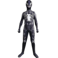 Miniatyrbilde 3 av 4: Barn Gutter Venom Spider-man Cosplay Kostyme Fest Jumpsuit Fancy Dress 11-12Years