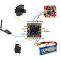 Miniatyrbilde 4 av 5: FPV MinimOsd Minim Mini OSD On-Screen-Display med KV TEAM MOD for CC3D Naze32 F3 F4 Flight Controll