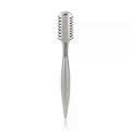 Miniatyrbillede 1 af 5: Dobbeltsidet Hårskærings Razor Kam, Hårudtyndingskam Dobbeltsidet Metal Manuel Hårskæringskam til Barber Frisørsalon