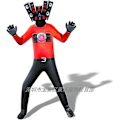 Pikkukuva 1 / 4: Lapset Pojat Skibidi WC Cosplay Bodysuit Tv Mies Kamera Mies Peli Skibidi Dop Kyllä Kyllä WC Halloween Puku Juhlahaalarit B 120 ( L )