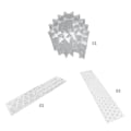Miniatyrbild 3 av 4: 3D Choklad Origami Form Återanvändbar Kakform Plast Multifunktionell Kakstencil Form Verktyg Bakverk Tårtor Kantstenciler