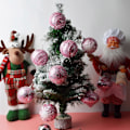 Miniatyrbilde 3 av 5: 9 stk. Julekulepynt Rosa Kuler Anheng Dekorativt for Hjemmefestdekor
