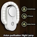 Miniatyrbilde 3 av 5: Intelligent Dobbel Sensor Nattlys Anion Luftrenser Lys Berørings Aromaterapi Lys Atmosfære Nattlys