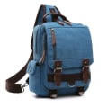 Miniatyrbild 1 av 5: ny liten canvas ryggsäck män Reseryggsäck Multifunktionell axelväska för kvinnor Laptop ryggsäck Skolväskor Dam Daypack sky blue 1