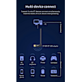 Pikkukuva 5 / 5: CF-B35 USB BT5.3 -sovitin 2,4 GHz:n vapaaohjain Bluetooth-dongle ulkoisella antennilla, tiedonsiirto, Windows 8.1/10/11 -tuki