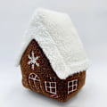 Miniatyrbillede 2 af 5: Peberkagehus Pynt Dejlig Plys Julepynt Jule Peberkagehus Ornament til Julefest Café