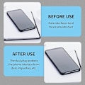 Pikkukuva 3 / 4: 20 kpl USB C -pölysuoja Type-C -pölytulppa Yhteensopiva useimpien Type-C -puhelimien ja -tablettien kanssa, musta