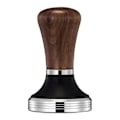 Miniatyrbilde 1 av 5: 51mm Kaffe Tamper Pulver Hammer Pressing Valnøtthåndtak Kaffedistributør For Kaffe Og Espresso