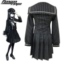 Miniatyrbillede 4 af 5: Danganronpa V3 Saihara Shuichi Detektiv Cosplay kostumer Jk Uniform Halloween kostumer til kvinder Anime nederdel L kostumesæt S
