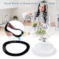 Miniatyrbillede 4 af 5: Til Kitchenaid 4-bladet blenderkniv og blenderkobling med skruenøgle - Youa