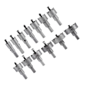 Miniatyrbillede 3 af 4: 13 stk/sæt 16 18 20 22mm Karbidspids Tct Bor Bits Hulsav Sæt Rustfrit Stål