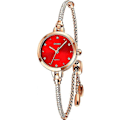 Miniatyrbillede 2 af 5: Dameur Analog Quartz Ur Mosaik med Diamanter Armbånd Kjoleur til Kvinder Vandtæt Armbåndsur med Rosaguld Armbånd