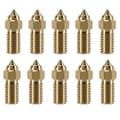 10 stk. Dyser Kit til Neptune 4 Serie, 3D Printer Dele Messing 0,4 mm Dyser Kit til Neptune 4, 4 P