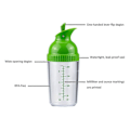 Miniatyrbillede 3 af 5: 4-pak Salatdressing Shaker, 200 ml Dressing Mixer Shaker Flasker, Sort & Hvid & Grøn