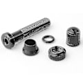 Miniatyrbillede 5 af 5: 2 stk Cykel Schrader A/v Ventiler 40mm Til Mtb Tubeless Fælge, Sort