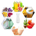 Miniatyrbillede 2 af 5: 1000 ml PC Transparent Juiceflaske Vandkande Iskold Juicekande med Låg til Bar Hjemmebrug