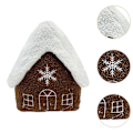 Miniatyrbillede 5 af 5: Peberkagehus Pynt Dejlig Plys Julepynt Jule Peberkagehus Ornament til Julefest Café