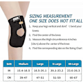 Miniatyrbilde 5 av 5: Knebeskytter med sidestabilisatorer for meniskskade, knesmerter, ACL, MCL, artrittskader, restitusjon, pustende justerbar knestøtte - svart
