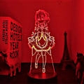 Miniatyrbilde 3 av 5: Shen 3D Lampe Anime Re Zero Starting Life In Another World Nattlampe For Barneromsdekor Bursdagsgave Re Zero Rem LED Nattlys