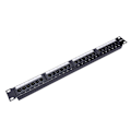 Miniatyrbilde 2 av 5: UTP 24 Port Rj45 Patch Panel Rack Kabel Veggmontert Brakett Koblingsrack Verktøy Ethernet Lan Nettverk