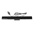 Miniatyrbilde 1 av 5: Sensor Bar Kablet Mottaker Ir Signal Ray Usb Plugg Erstatning For Wii Remote-svart