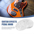 Miniatyrbilde 4 av 5: 10 stk. soppformet gitar effektpedal fotspikerhette forsterkere fotbryter gitarpedalknappbeskytter