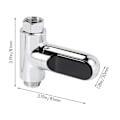 Miniatyrbild 5 av 5: Baby Badtermometrar, LED Vattentermometer Digital Display Duschtemperatur 0~100 Celsius/fahrenheit, 360 Roterande