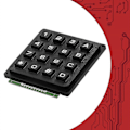 Miniatyrbillede 5 af 5: 4x4 Tastatur MCU Board Tastatur Moduler med 16 Taster 4x4 Trykknapper Ekstern Tastatur Array Knap Tastatur