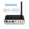Miniatyrbillede 5 af 5: DAC651C 5.1 Audio Decoder Bluetooth 5.0 Receiver DTS AC3 FLAC APE HD til Kompatibel Extractor Converter EU Stik