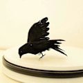 Miniatyrbillede 2 af 5: Halloween Jul Julegaver Dekoration Simulation Krage Spøgelse Festival Påske Rekvisitter