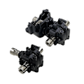 Miniatyrbilde 1 av 5: Front og bakre girkasse med gir for XLF X03 X04 X03a X04a X-03 X-04 X05 X06 F10 F19 1/10 RC Bil Sp